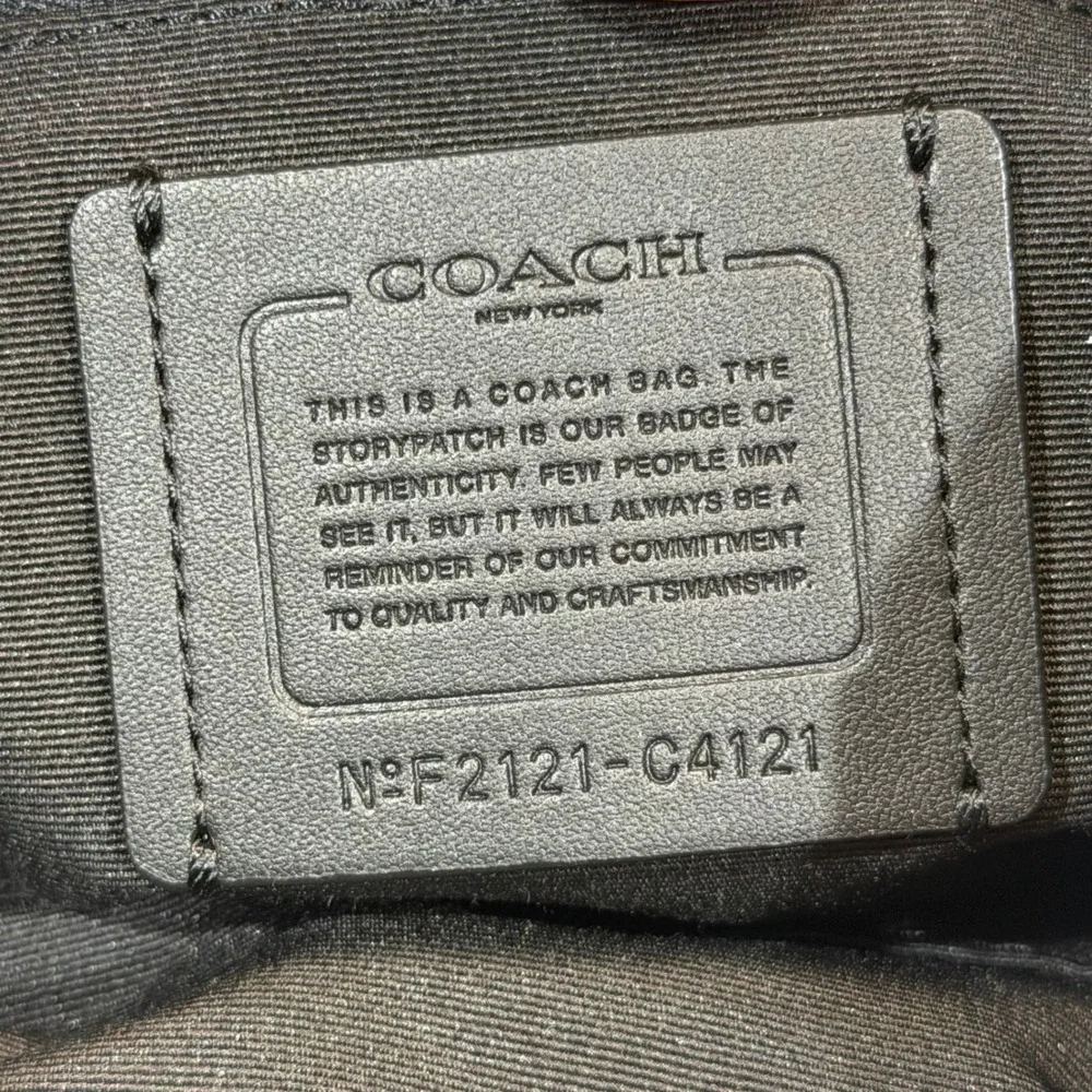 Coach pebbled leather